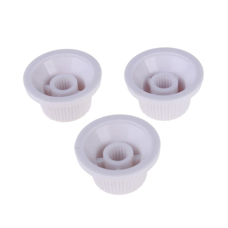 1 Volume 2 boutons de contrôle de tonalité pour guitare électrique basse FD ST plastique blanc doré