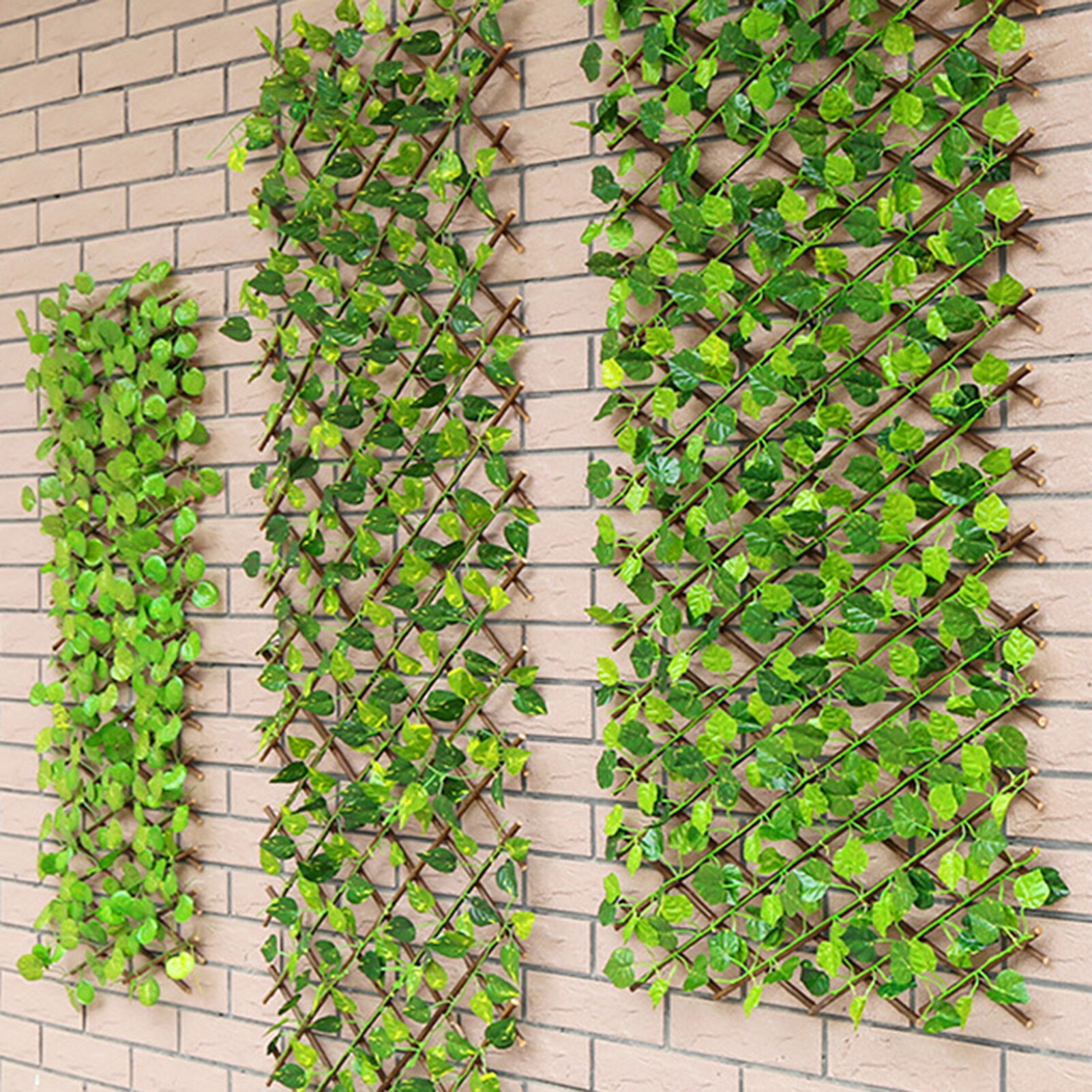 Expandable Artificial Privacy Fence Screen Hedges Fence Faux Plants Leaf Decoration For Outdoor Balcony Garden Decor 180*20cm