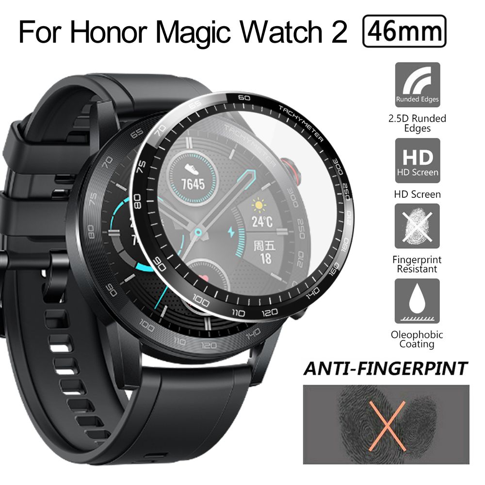 3D Gebogen Soft Volledige Cover Screen Protector Niet Glas Ultra Thin Hd Clear Voor Honor Magic Horloge 2 46Mm smart Horloge Accessoires