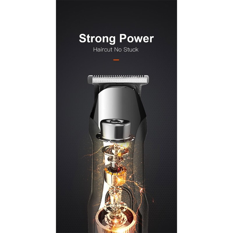 4 in 1 Electric Hair Clippers for Men Beard Trimmer Cordless USB Rechargeable LCD Display Multifunctional Grooming Kit Travel Po