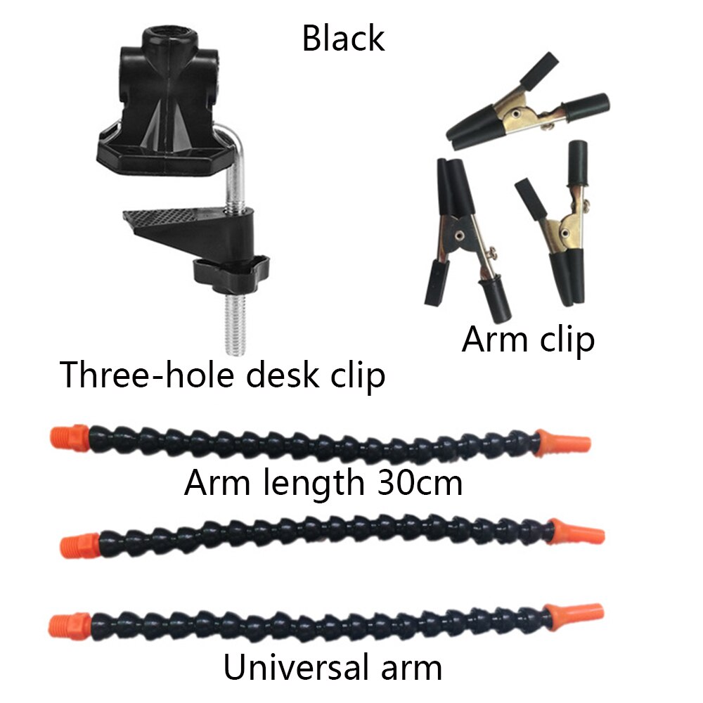 PCB Welding Table Clamp Soldering Station With Flexible Arm Soldeirng Iron Holder for Welding Repair