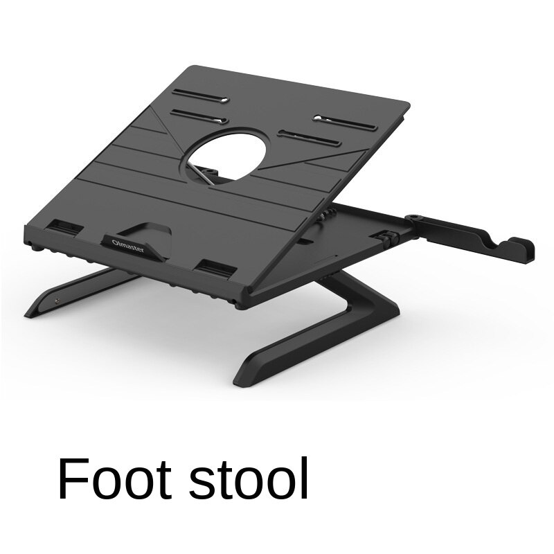 Laptop Stand Multifunctional Folding Lift Portable Laptop Stand Monitor Increase Rack Aluminum Alloy Base: Glod