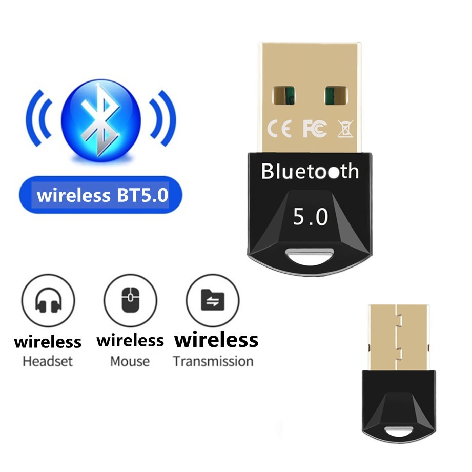 USB Bluetooth Adapter 5.0 Bluetooth Receiver 5.0 Dongle High Speed Transmitter Mini Bluetooth USB Adapter For PC Laptop Computer
