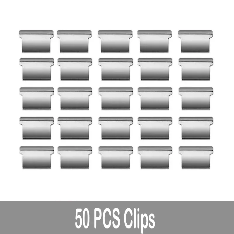 Staple Metal Clip Push Hand Paper Clipper with Refill Fixing Organizing Stapler Reusable Push Clamp for Document File Stationery