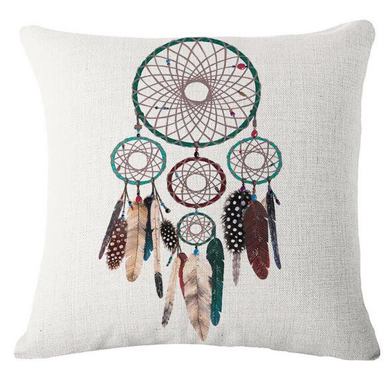 Droom-Catcher Katoen Linnen Kussenhoes Kussensloop Thuis Slaapbank Auto Decor: B