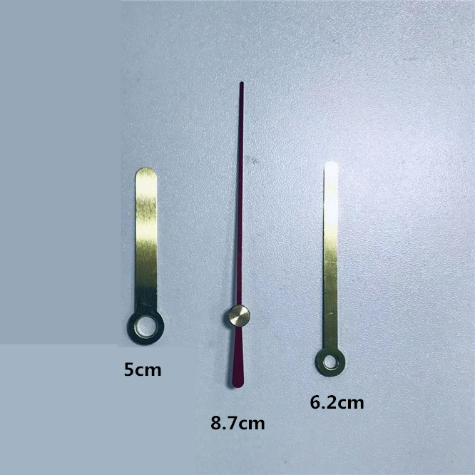 M2188 silencieux grand mur Quartz horloge mouvement mécanisme 22mm arbre réparation outil pièces Kit bricolage ensemble avec des mains en métal: A7