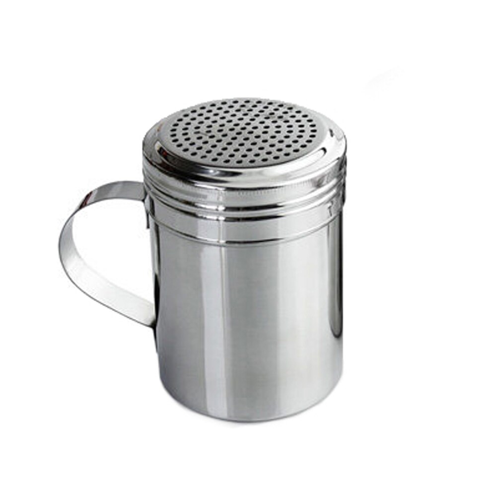 Distributeur de poudre de Barbecue en acier inoxydable, outil de cuisine, bouteilles Shaker avec poignée, distributeur de poudre de Barbecue, drague sel au poivre sucre 1 pièce/2 pièces: 1pc 6.8x8.8cm