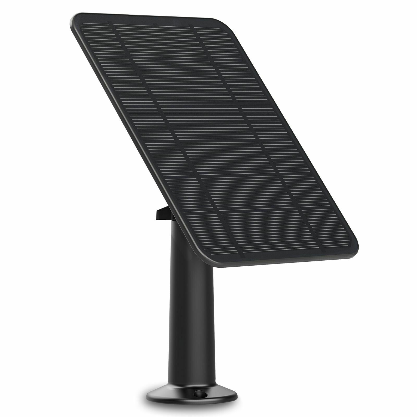 4W Zonnepaneel Voor Eufycam Eufy Cam 2/2C/2C Pro/E/2 Pro/solocam E20 E40 Wall Mount 13ft Power Kabel (Zwart) weerbestendig