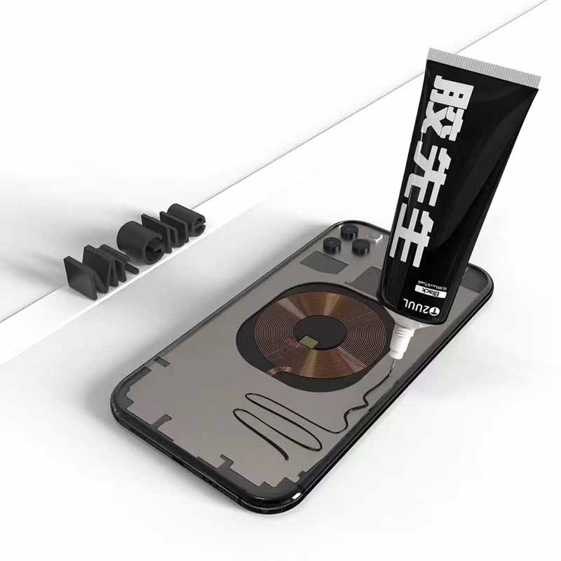 2UUL Herr Kleber für sterben Reparatur, 25 ml, weiß-schwarzer Klebstoff, vielseitig einsetzbar, schnell trocknend, superstarkes Telefon-Touchscreen-Klebewerkzeug