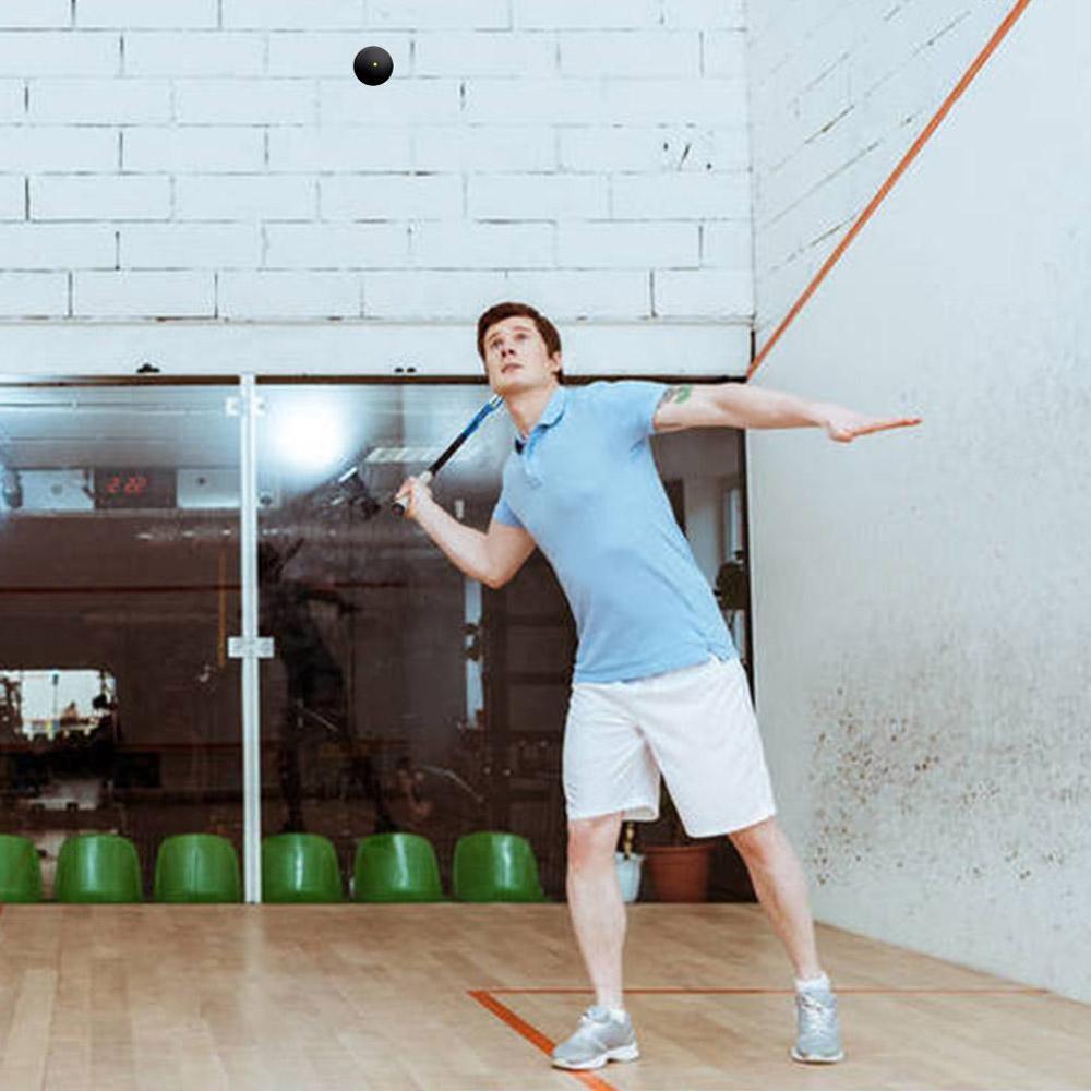 Training Squash Enkele Blauwe Dot Squash Bal Hoge Bounce Snelle Speed Training Rubberen Bal Voor Beginner