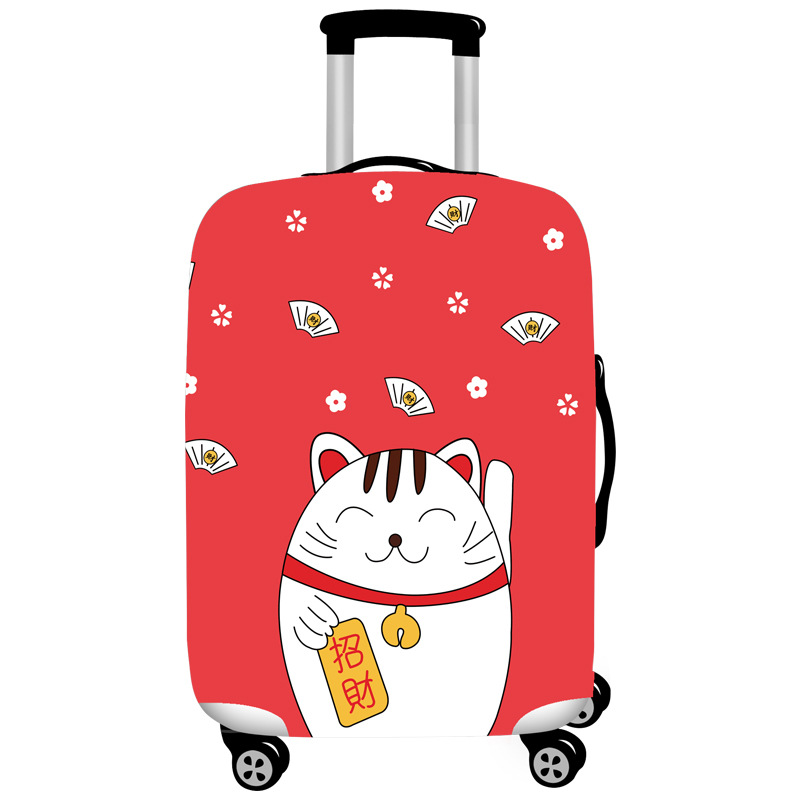 Bagagehoes Elastische Bagage Beschermhoezen Bagagehoes Geschikt For18-32 Inch Kofferkoffer Reisaccessoires: L / green