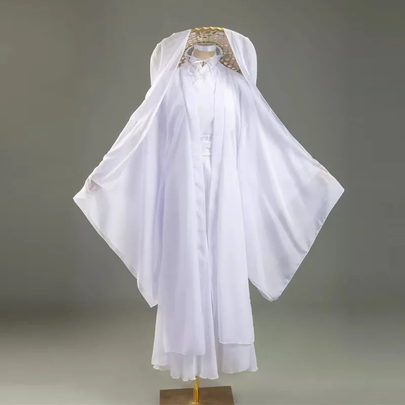 Anime tian guan ci fu xie lian cosplay costumes xielian wigs bamboo hat women han fu dress suit halloween carnival party clothing