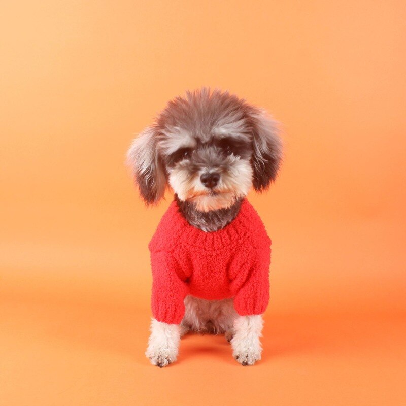 Hundetrøje til små mellemstore hunde brev fransk bulldog tøj chihuahua kostume luksus hunde kæledyrstøj: Rød / Xl