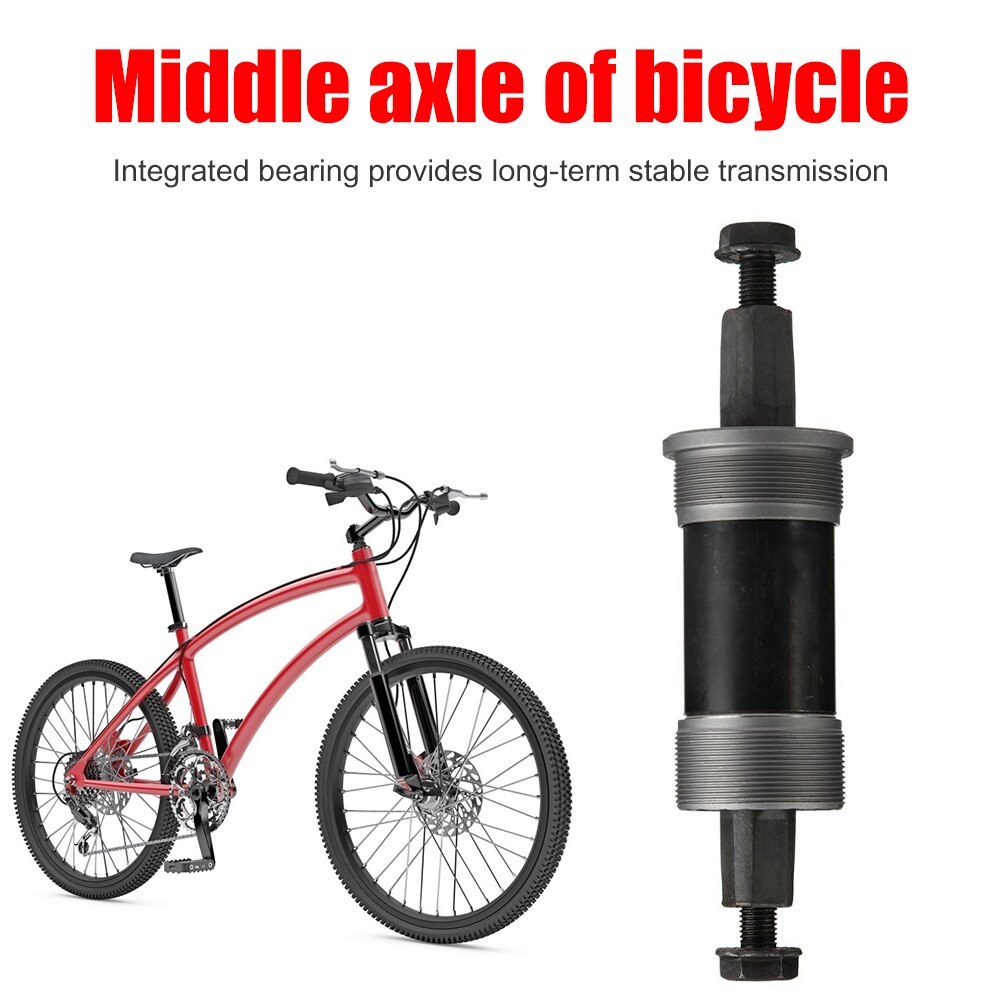 Mtb Bike Axis Bb Fiets Trapas Vierkante Tapered Spindel Crankstel As Onderdelen Mtb Road Pro Fiets Dragende Adapter Vaste gear