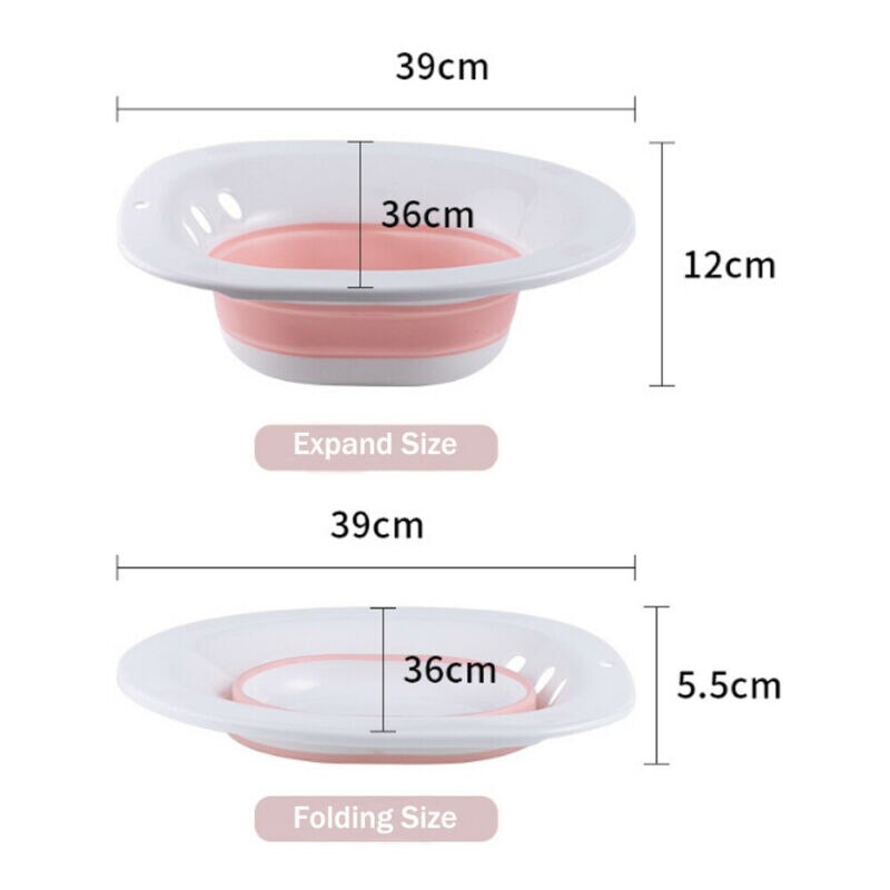 Portable Folding Toilet Sitz Bath Tub Soaking Basin for Pregnant Women Hemorrhoid Patient Moon Care Folding Free Bidet Tub
