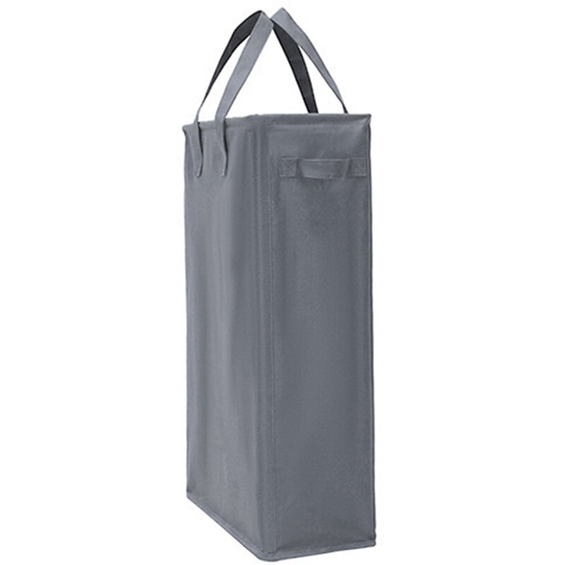 Wasmand Handgrepen Smalle Opvouwbare Wasmand Dunne Wasmand Vuile Kleren Inklapbare Wasmand: Beige