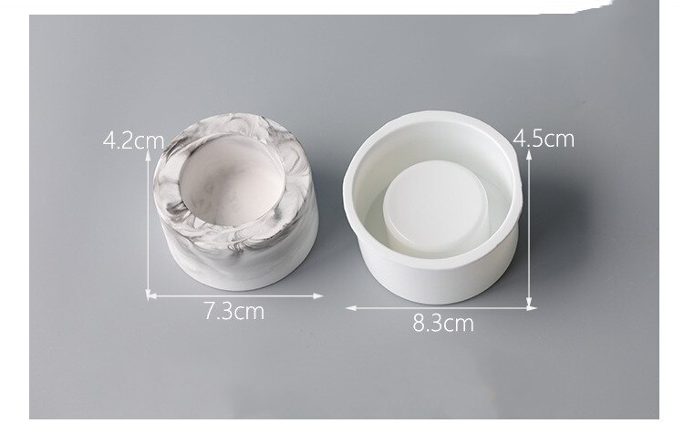 Long pole Candle Molds Plastic Pillar Candle Making Kit Large Cylinder Rib Candle Making Molds DIY Candle Making Supplies: Candlestick mold