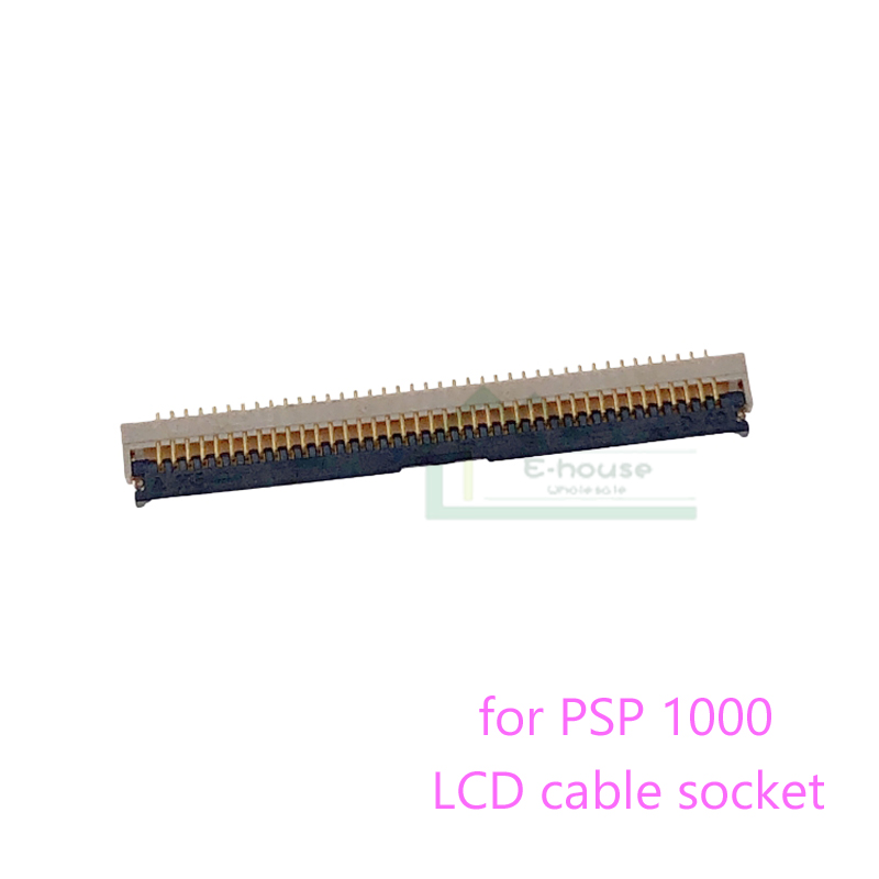 Ersatz für PSP 1000, LCD-Display, Flexkabel, Anschluss, L R, Schaltung, Foliensockel, Hintergrundbeleuchtung/Laserlinse, Kabelsockel: LIGHT BLUE