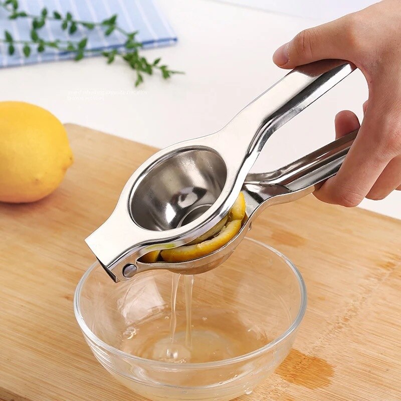 Lemon Squeezer Stainless Steel Orange Juicer Fruit Juice Reamers Fast Handle Press Multifunctional Tool Kitchen Accessories
