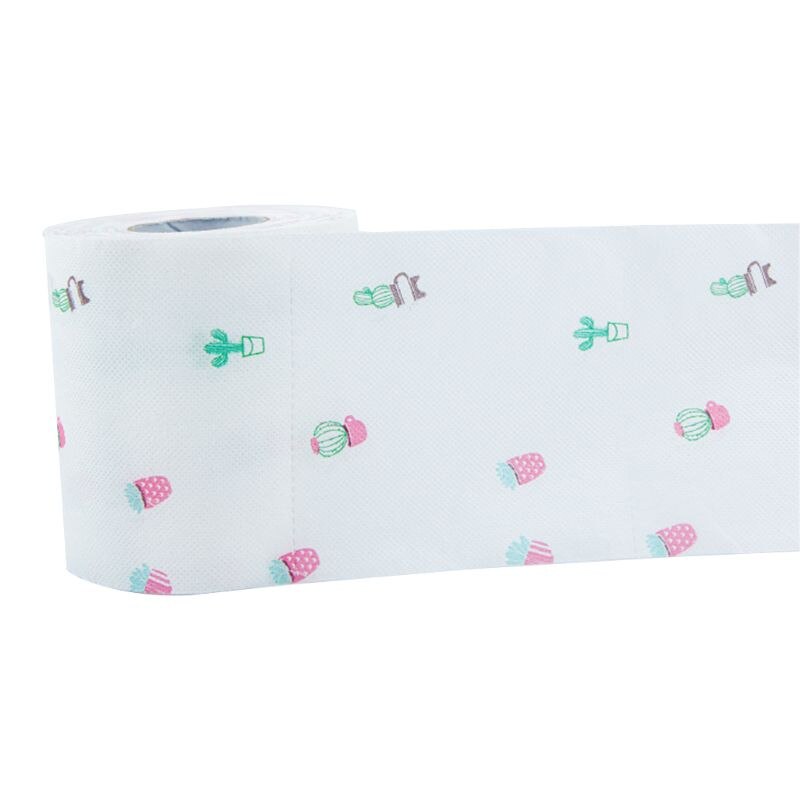 Hauska painettu kuvio wc-paperi 2 kerrosta 250 arkkia puumassarullapaperi hajusteeton pehmopaperi kotikylpykeittiöön