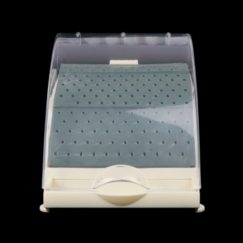 142 Holes Tooth Bur Block Holder Autoclave Sterilizer Case Disinfection Box Holds /Holder Station+Pull Out Drawer