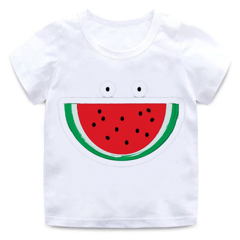 Watermelon T-shirt For Infant Cute Baby Summer Casual T Shirt Toddler Cool Streetwear T Shirt Children Kids Clothing: KGM2417 / 5T