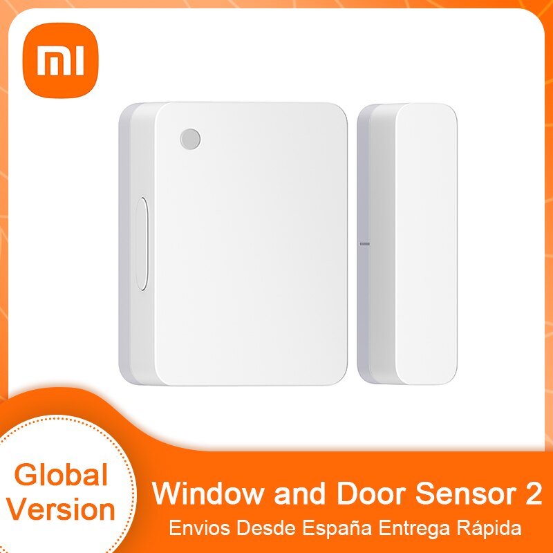 [6€ dto. Código: APLAZA06] Xiaomi-Sensor inteligente Mi 2 para ventana y puerta, minidetector abierto/cerrado, Kit de alarma de seguridad para el hogar, funciona con la aplicación Mi Home