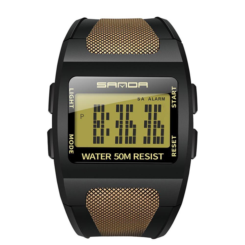 Horloges led cool horloge heren multifunctioneel brede wijzerplaat relogio digitaal elektronisch horloge reloj hombre