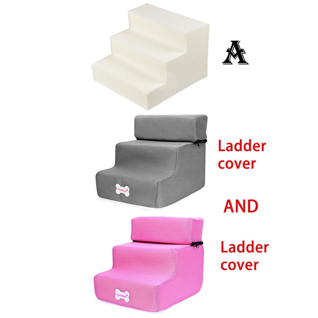 Malla antideslizante para mascotas, cubierta de escalera y escaleras de 3 escalones, combinación de Puerta de Perro, para el hogar,: A