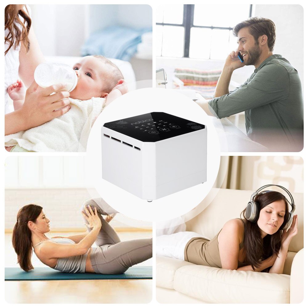 Air Purifier Cleaner Sterilizer Desktop Negative Ion Generator Formaldehyde Mold Odor Dust Smoke Pollen Remover for Home Office