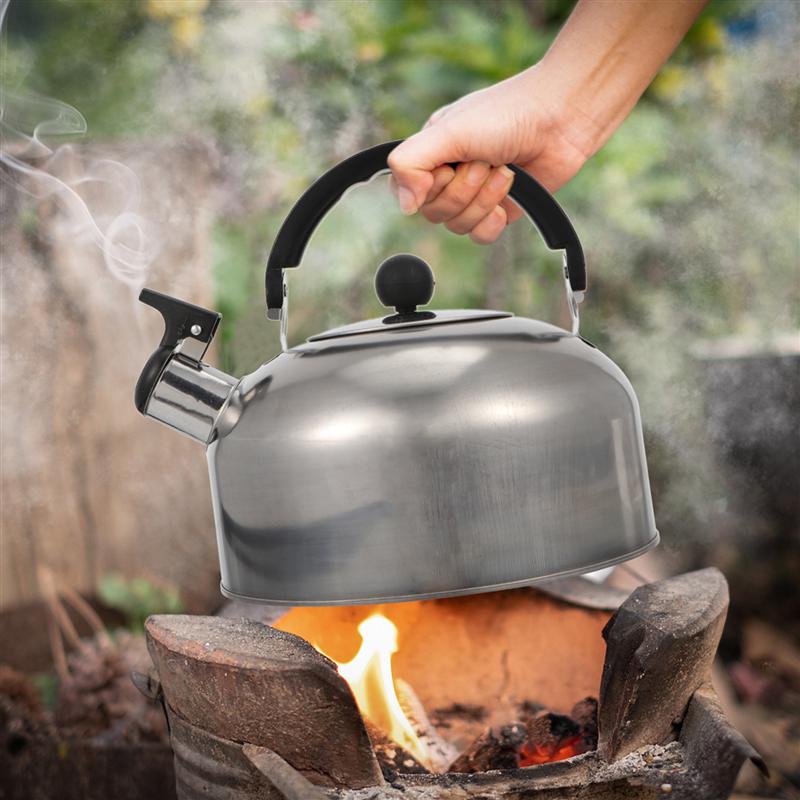 Roestvrijstalen Kook Water Ketel Bakelieten Handvat Pot Inductie Kookplaat Ketel Fornuis Gasfornuis Platte Bodem Halfrond Ketel