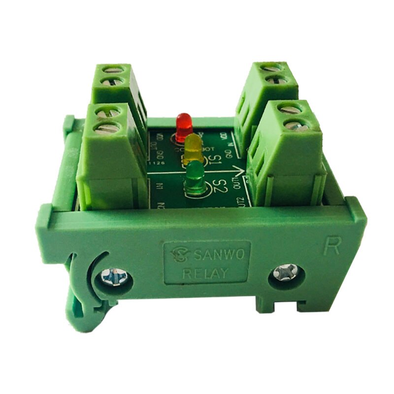 2-channel NPN to PNP Module Conversion Module Dedicated for AGV Car Magnetic Navigation Site CCF-N2P