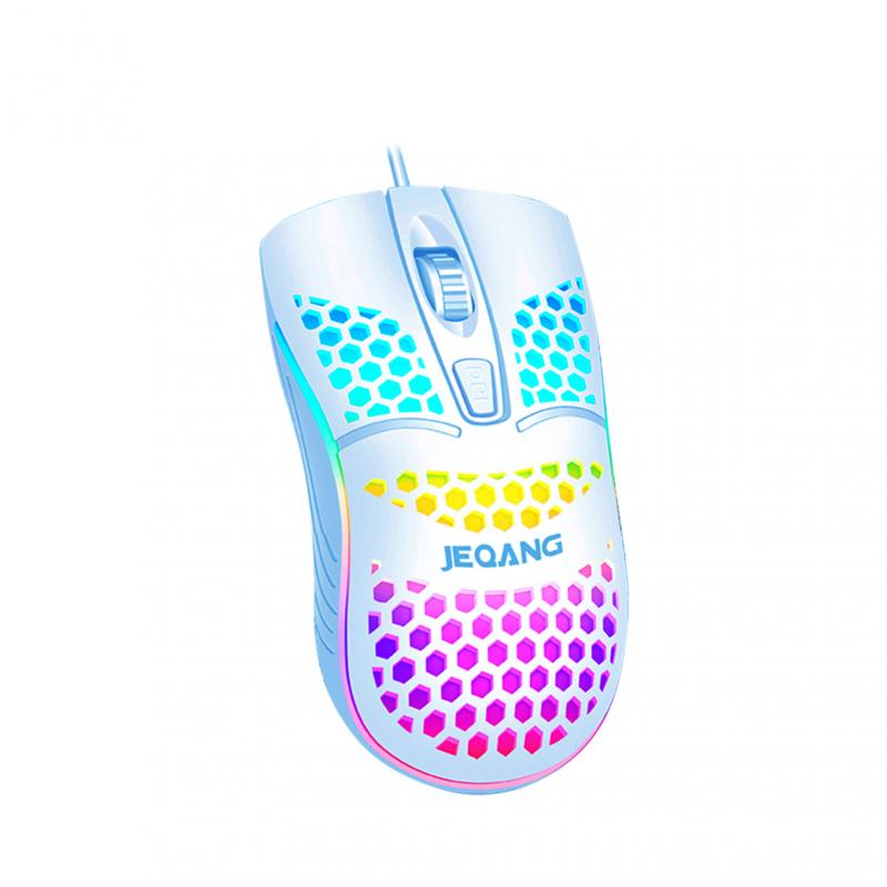 G-102 Hole Hollow Mouse 4 Keys Wired Optical Mouse Lightweight Gaming Office Mouse Suitable For Video Games Office Peace Game