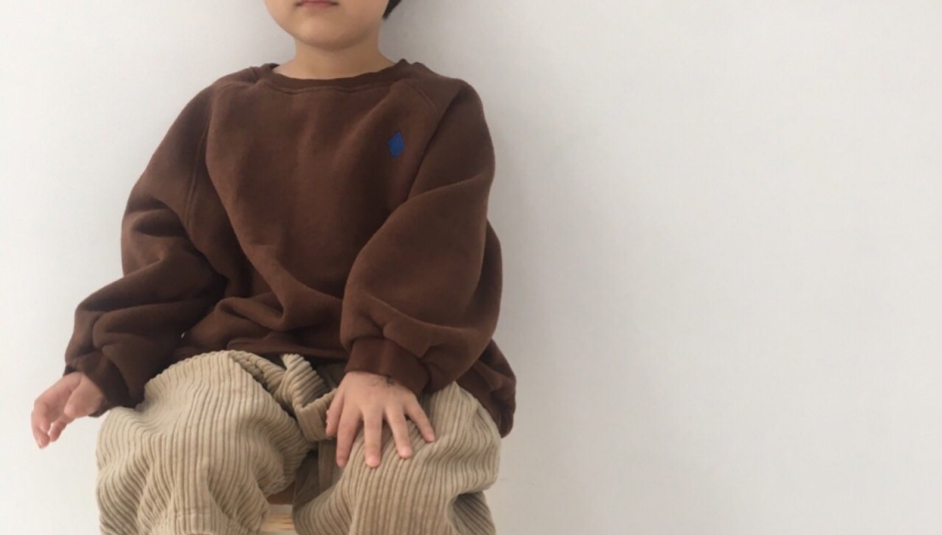 Børns efterår og vinter koreansk børnetøj pullover baby all-match fleece sweater