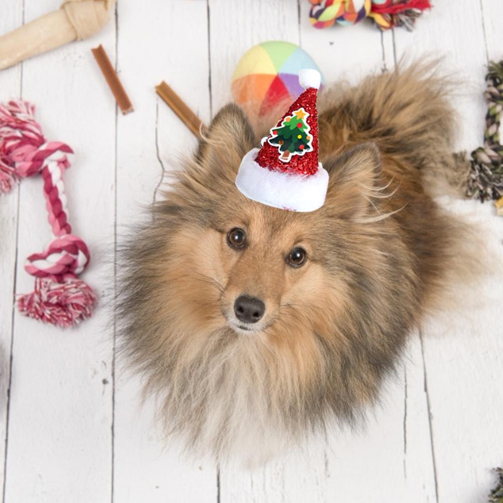 Kerst Hond Kat Hoofdband Hoed Pet Costume Party Kleding Hoofddeksels Cap Verstelbare Decoratie Accessoires voor Puppy Kitten