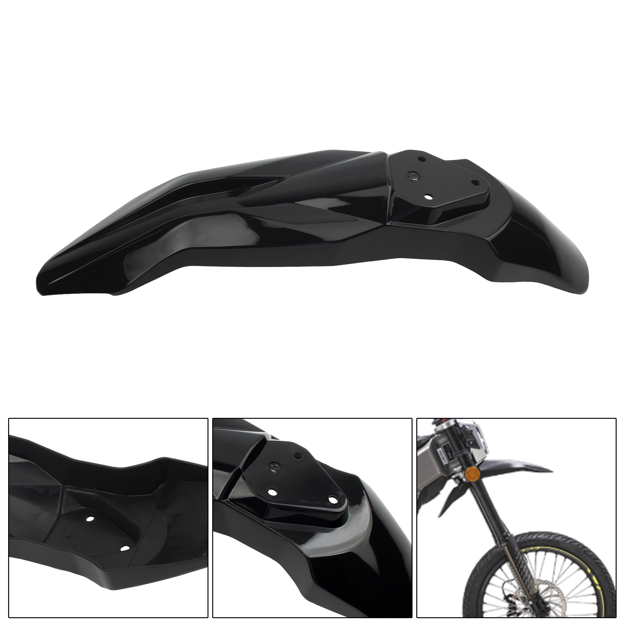 Para Talaria Sting X3 MX3 MX4 guardabarros delantero de motocicleta Enduro Motocross Pit Dirt Bike guardabarros piezas de plástico Piezas de motocicleta Enduro