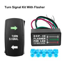 LED Flasher Relay 12V 3 Pin Frequency Relay Indicator Light Universal Motorcycle Turn Signal Blinker Relay for Motorcycle ATV