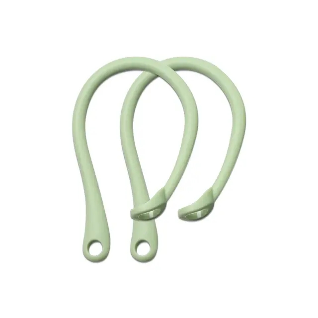 Bluetooth Earphone Silicone Earhook For Airpods 1/2 Pro Earpods Loop Clip Headset Ear Hook Replacement Headphone Accessories: green