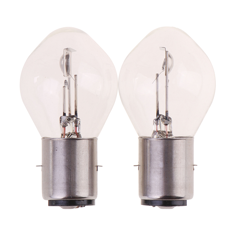 1/2 pièces BA20D ampoule LED haute luminosité 12V 35/35W halogène phare unique ampoule ambre pour moto ATV cyclomoteur Scooter: Lavande