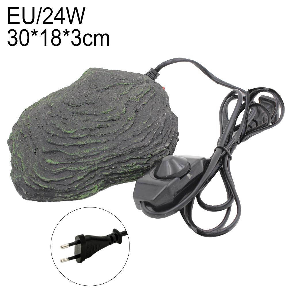 Reptile Pet Heating Stone Heat Wave Insulation Cave Hole Basin Branch Equipment Repticare Heater Rock Heatwave Stone: C