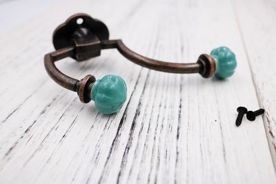 Ganchos de pared de cerámica de calabaza, ganchos decorativos, ganchos de pared, ganchos de abrigo Retro antiguos, ganchos de perchero, muebles de Metal: green