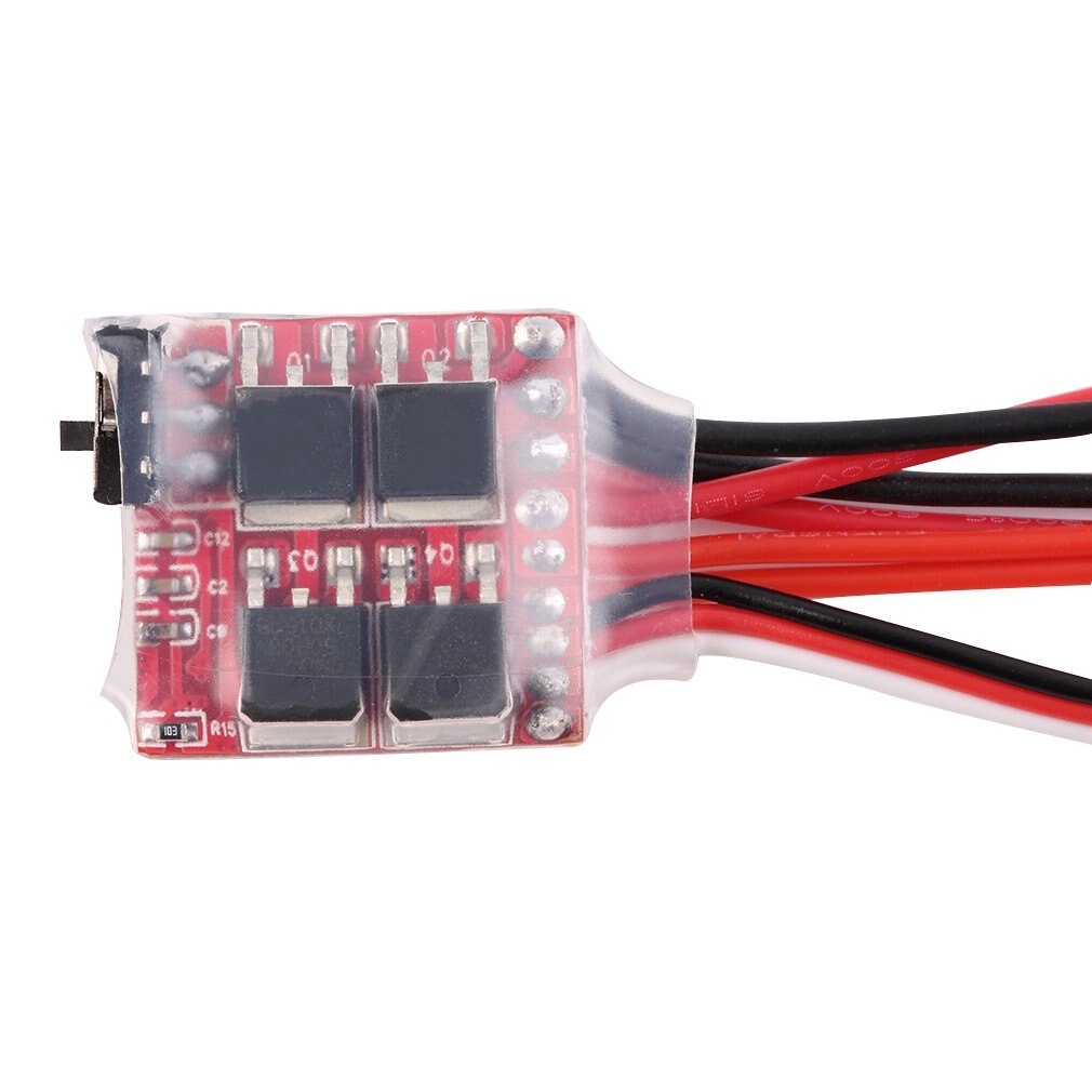 RC ESC 10A/20A Brush Motor Speed Controller with Brake for RC Car Boat Tank