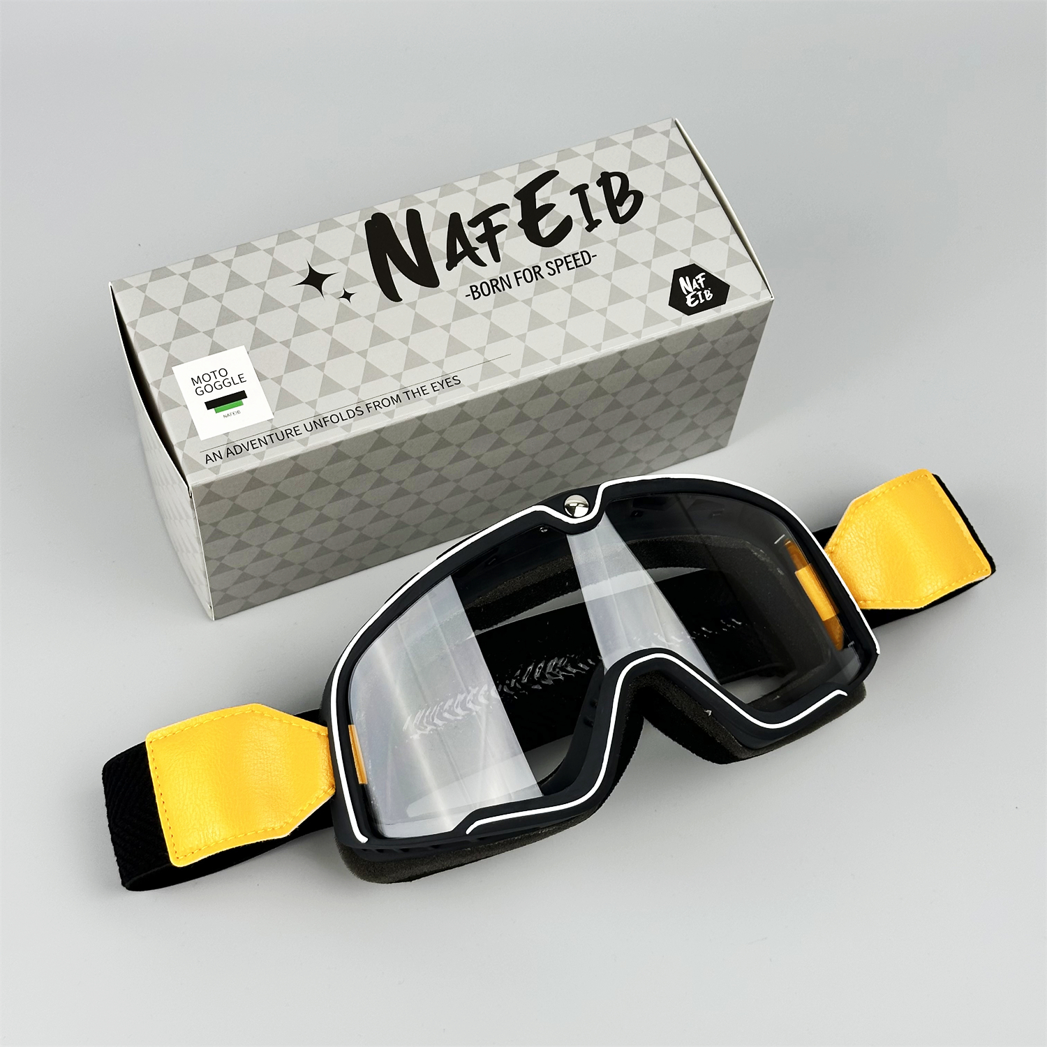 Bikers Retro Motorbril Bril Vintage Moto Klassieke Bril voor Pilot Style Steampunk ATV Bike Koperen Helm