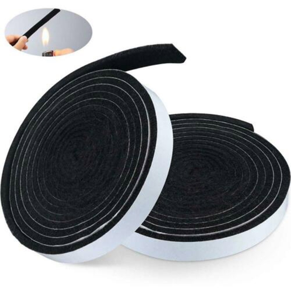 High Heat Barbecue Smoker Gasket BBQ Door Lid Seal Adhesive Sealing Tape for Grill EJ