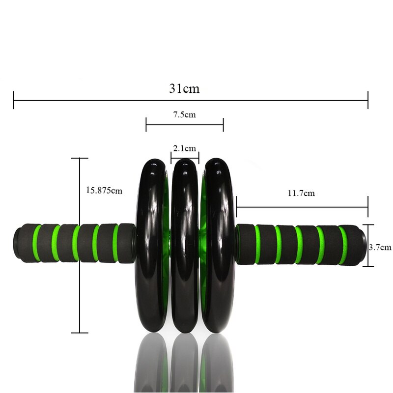 Gym Trainer Ab Roller Training Home Fitness Double Wheel stable Abdominal Power Wheel abdomen Muscle Exercise Equipment