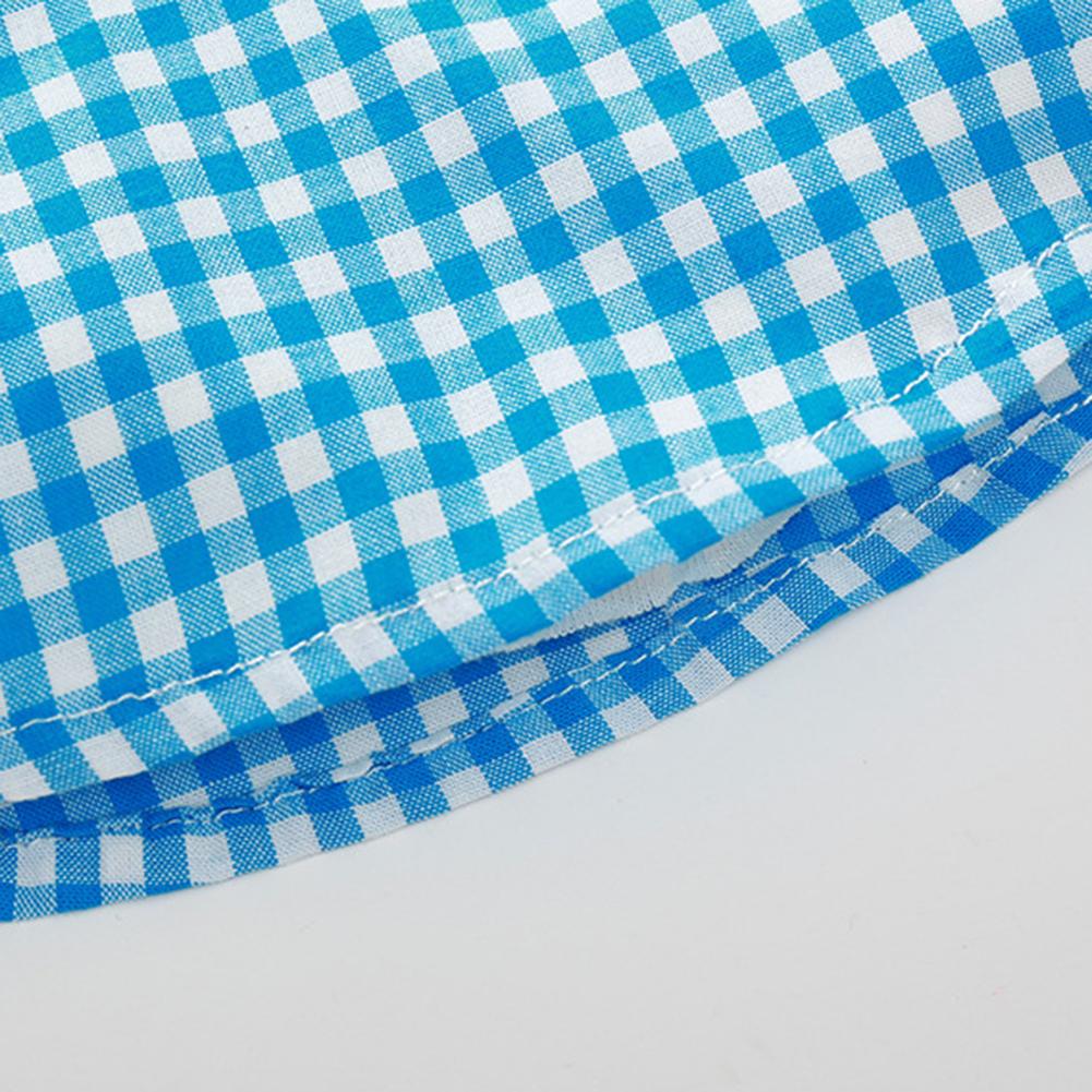 2 -delige katoenen kledingset herfst baby jongen geruite print revers zachte knoop lange mouwen comfortabele t-shirts broeken