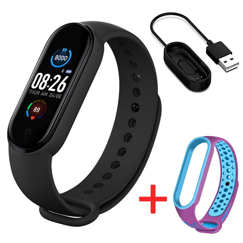 M5 Smart Watch Fitness Bracelet Band Trcker Sport Pedometer Blood Pressure Heart Rate Smarthwatch For Women Men Wristbands: 7