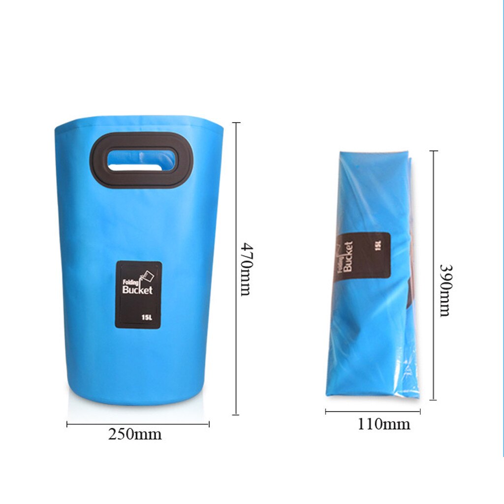 Seau de pêche pliable | Pratique en plein air seau de pêche seau pliable pour véhicule buc de poisson de loisirs, produit unique tendance maison pratique dur