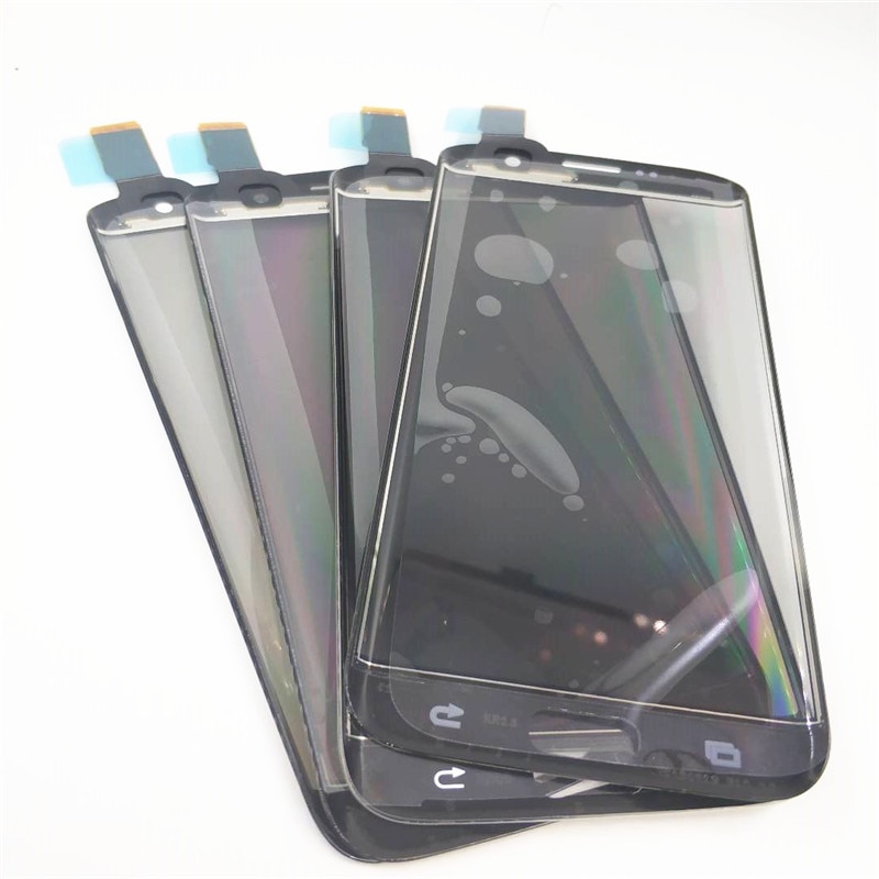 100%  testade 5.5 tum för samsung galaxy  s7 edge  g935 g935f pekskärm digitizer lcd ytterpanel frontglas+logotyp