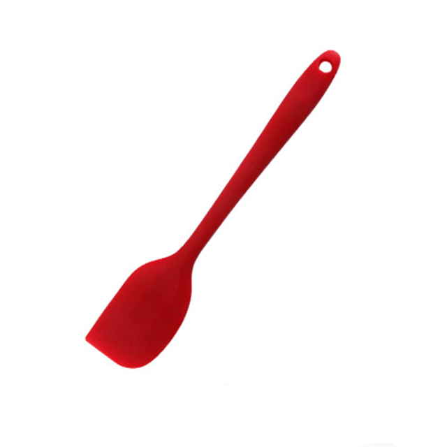 6-Kleur Food-Grade 27*5 Cm Koken Siliconen Spatel Buttercream Non-stick Cookie Pastry Mengen batter Schraper Bakken Tools: Red